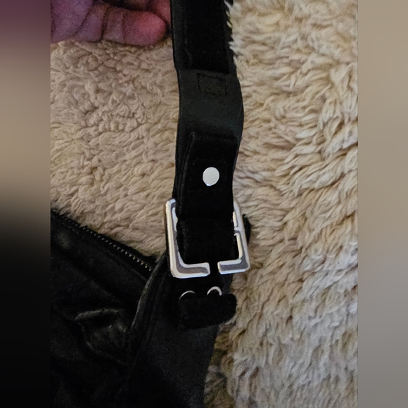 Furla Black Nylon and Leather hobo bag EUC - Picture 8 of 16